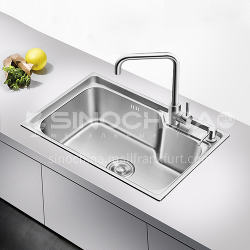 304 stainless steel good quality single sink GH-050